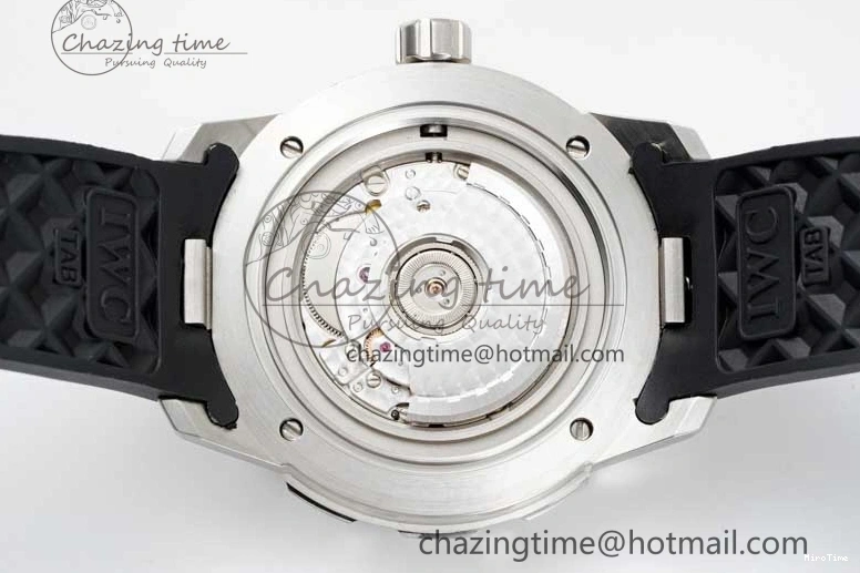 MIROTIME 0429 Aquatimer Automatic SS RSF 1:1 Best Edition White Orange Dial on Black Rubber Strap A Supportive 7069